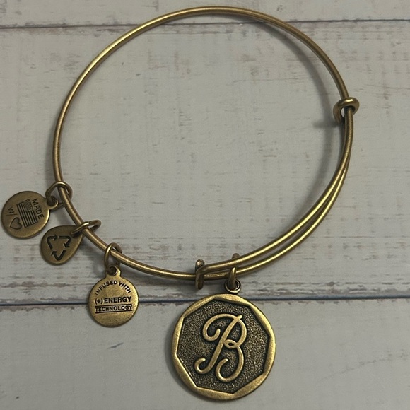 Alex and Ani Jewelry - Alex and Ani Gold Initial “B” Charm Bracelet